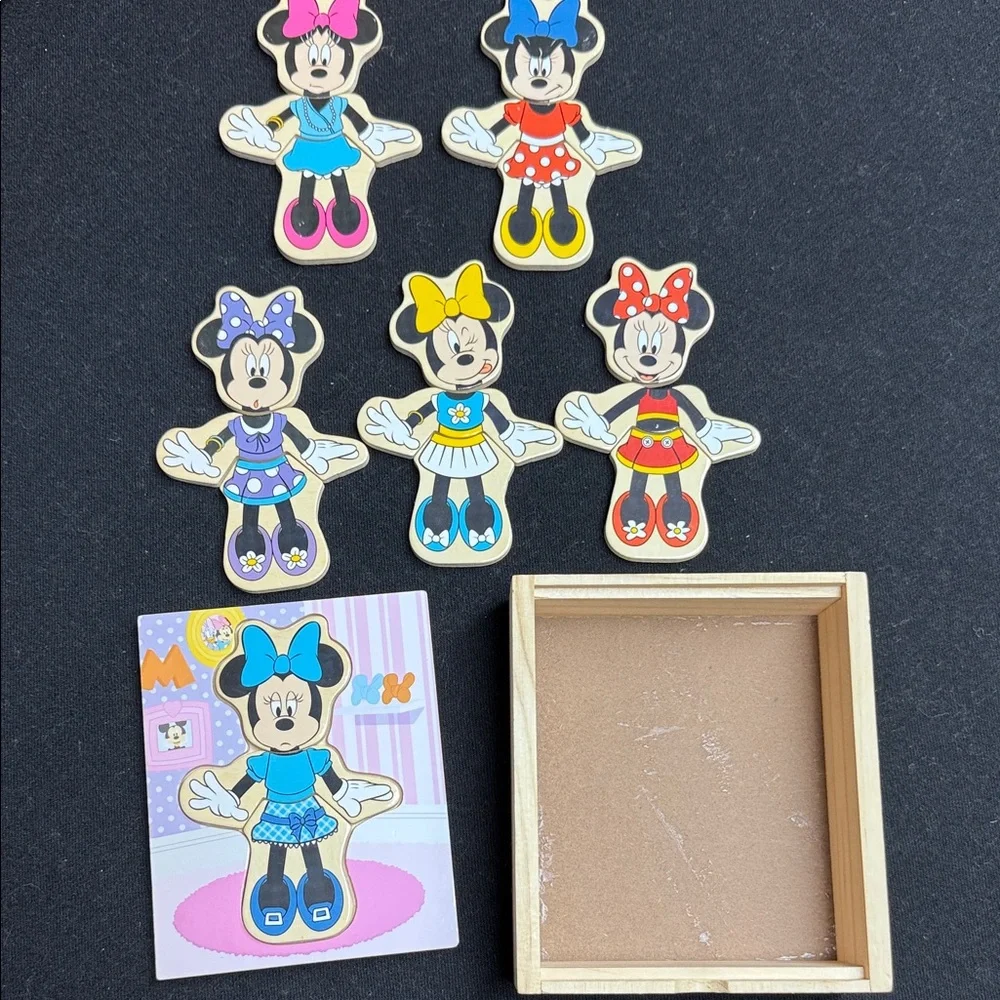 Melissa & Doug Minnie Mouse Wooden Puzzle - Vibrant Colors